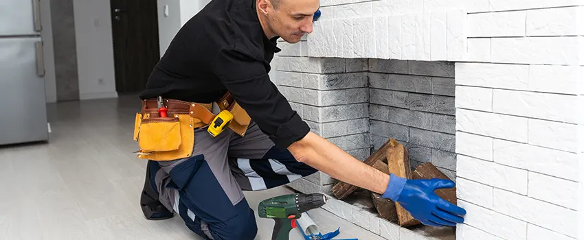 Fireplace Damaged Damper Frame Repair Services in Mount Clemens, Michigan