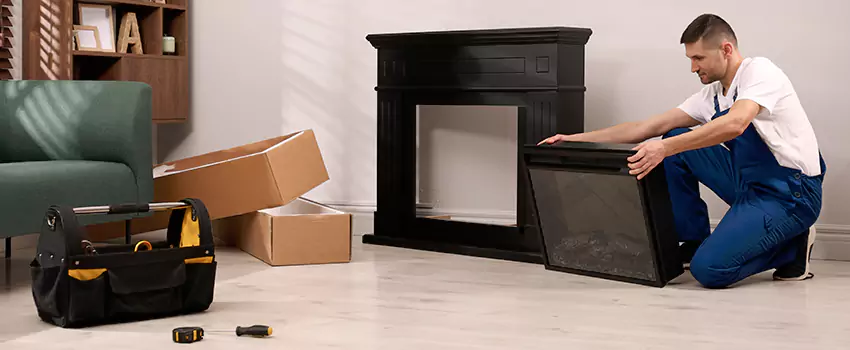 Old Rusted Metal Fireplace Repair And Replacement in Mount Clemens, MI