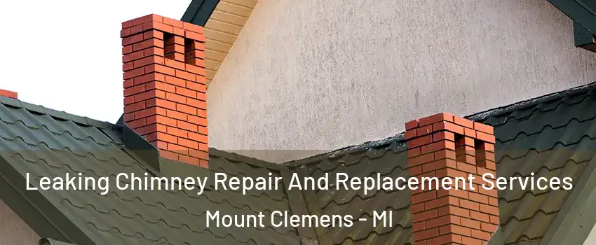 Leaking Chimney Repair And Replacement Services Mount Clemens - MI